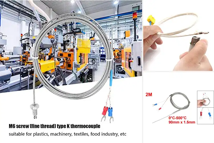 Detailed view of Best 2M Thermocouple Wires