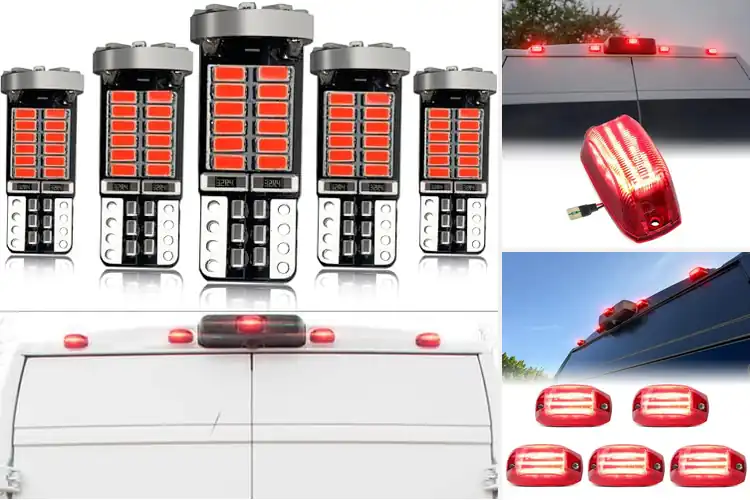Detailed view of Best 6000K Red LED Marker Lighting For ProMaster