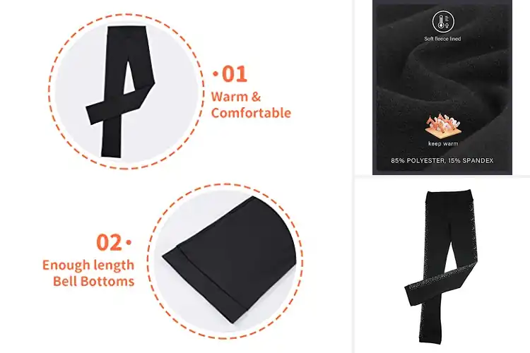 Detailed view of Best Comfortable Skating Leggings