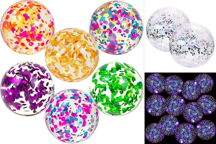 Detailed view of Best Confetti Ball for Sparkling Play & Glow Thrills