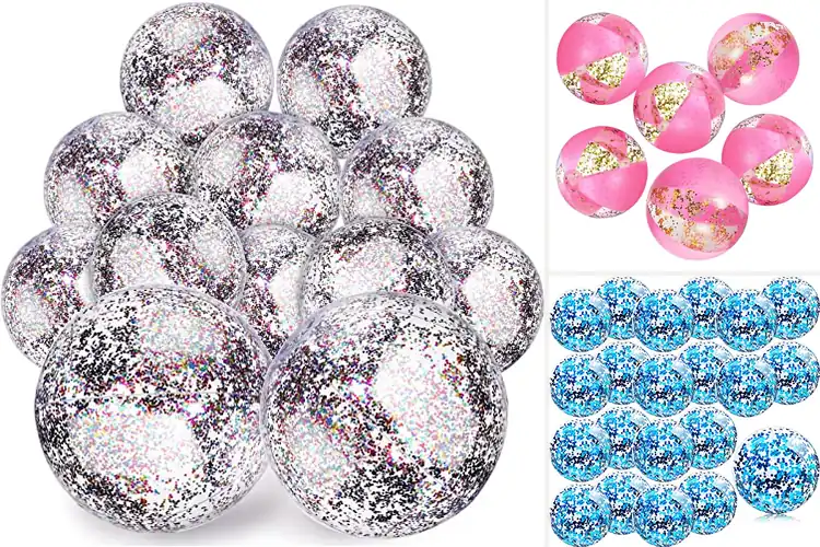 Detailed view of Best Confetti Beach Balls