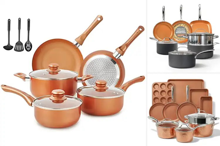 Detailed view of Best Copper Cookware Sets