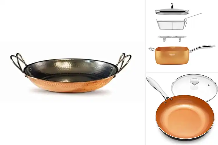 Detailed view of Best Copper Pan For 4-12 Servings