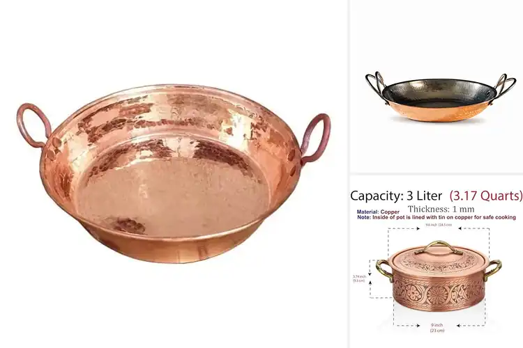 Detailed view of Best Copper Serving Pan