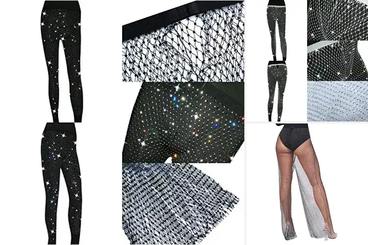 Detailed view of Best Crystal Embellished Leggings