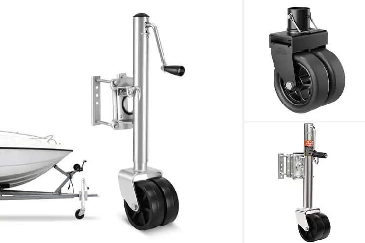 Detailed view of Best Dual Wheel Trailer Jacks