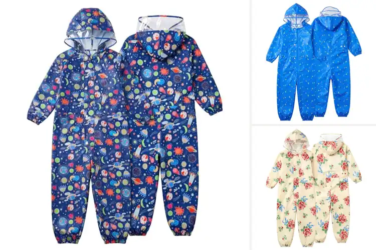 Detailed view of Best Easy Clean Kids Rainwear