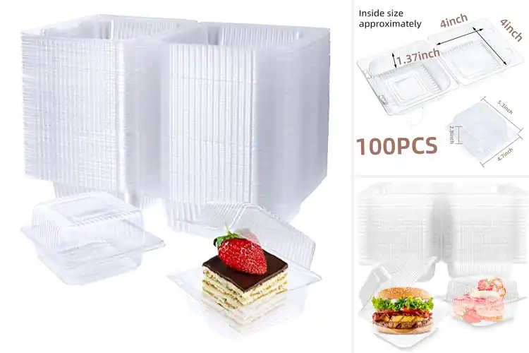 Detailed view of Best For To Go Cake Portions