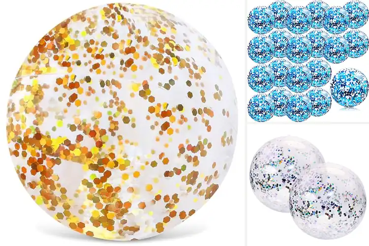 Detailed view of Best Glitter Beach Ball Gifts