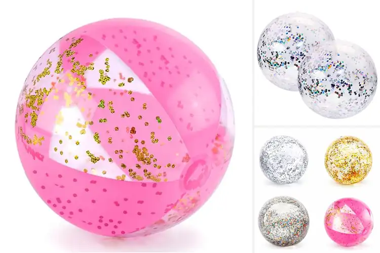 Detailed view of Best Glitter Beach Balls