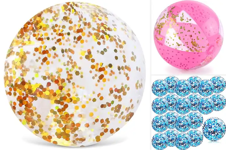 Detailed view of Best Glitter Design Beach Ball: Top 10 Picks for Summer Fun