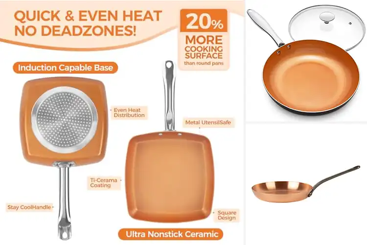 Detailed view of Best Heat Conductive Copper Pan