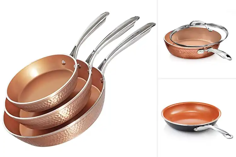 Detailed view of Best Heat Diffusion Copper Frying Pan