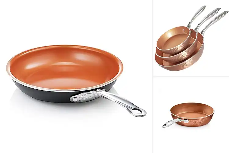 Detailed view of Best Heat Distribution Copper Pan