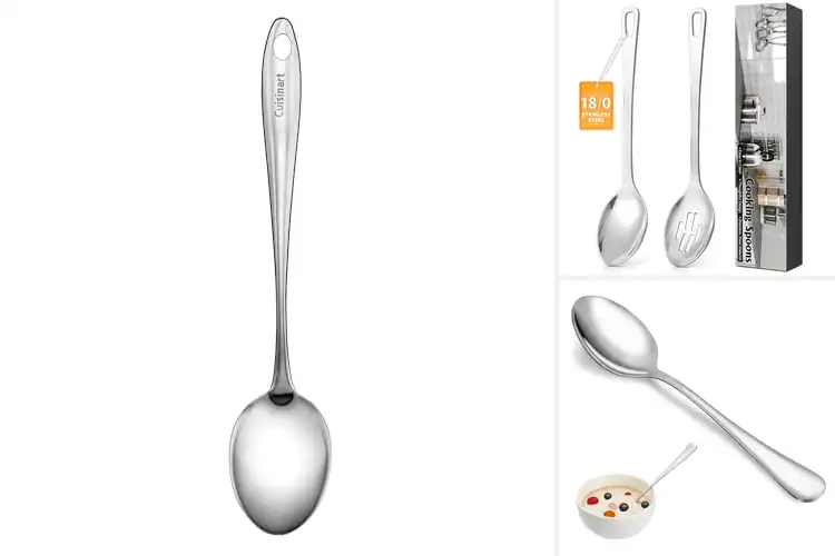 Detailed view of Best Lifetime Stainless Steel Spoons