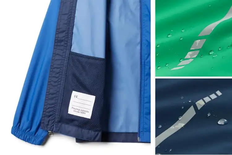 Detailed view of Best Lightweight Kids Rain Jackets