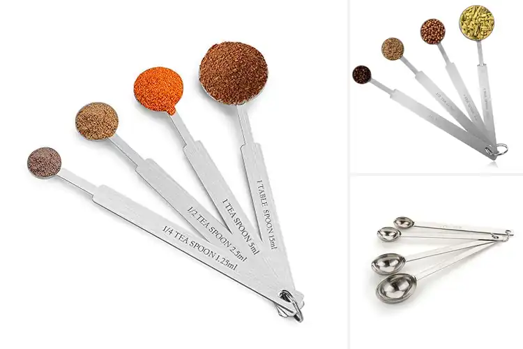 Detailed view of Best Long Handle Measuring Spoon Set