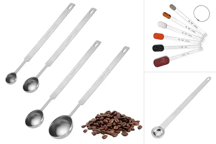 Detailed view of Best Long Handle Measuring Spoons For Reach