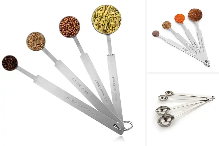 Detailed view of Best Long Handle Measuring Spoons