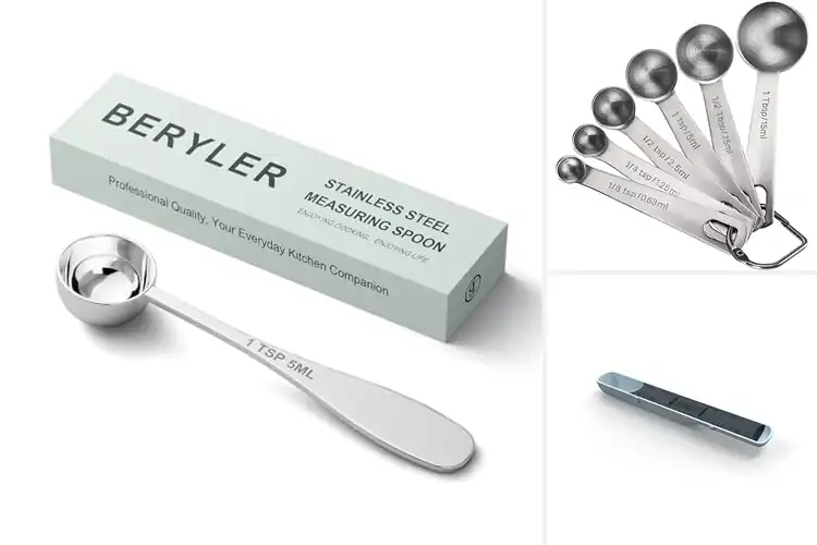 Detailed view of Best Non Toxin Measuring Spoons: Healthy Kitchen Must-Haves