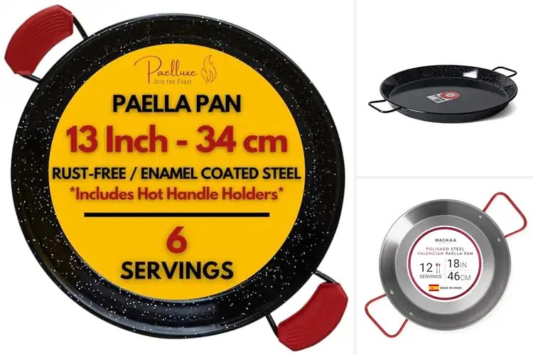 Detailed view of Best Paella Pan For Even Heat