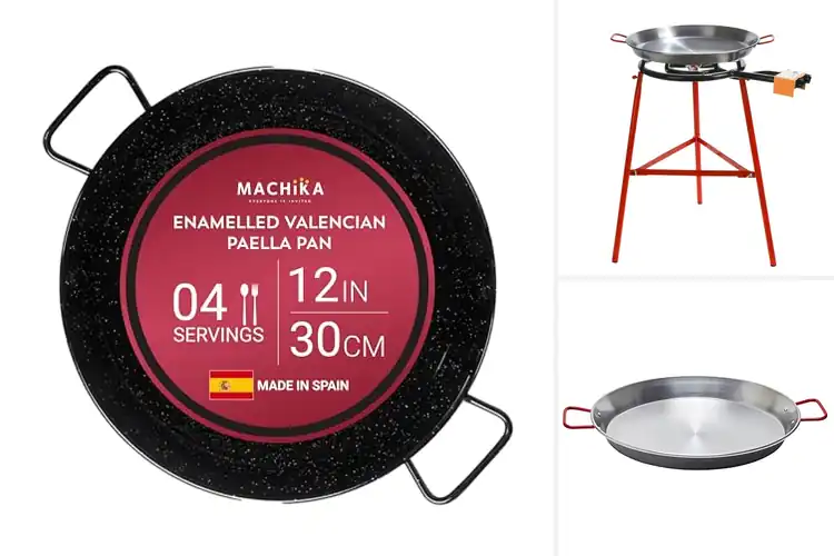 Detailed view of Best Paella Pan For Family Servings
