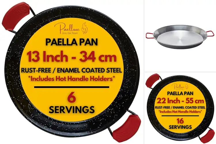 Detailed view of Best Paella Pans For Large Servings