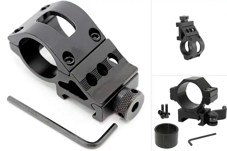 Detailed view of Best Picatinny Rail Flashlight Mounts