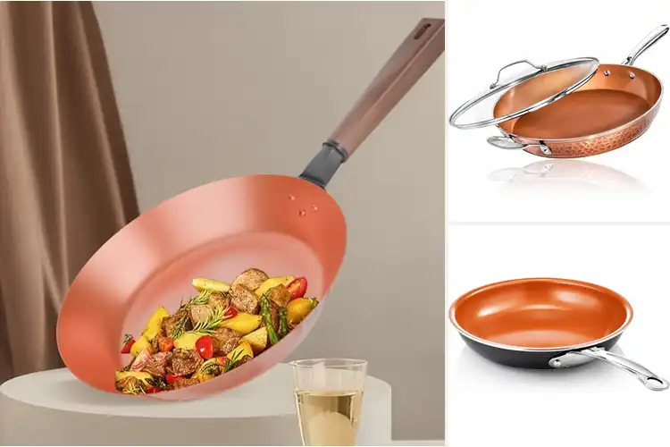 Detailed view of Best Premium Copper Frying Pans