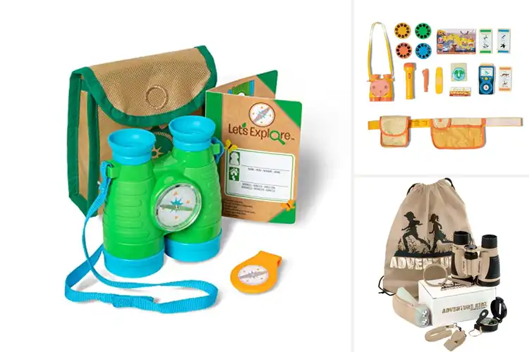 Detailed view of Best Pretend Play Binoculars For Kids