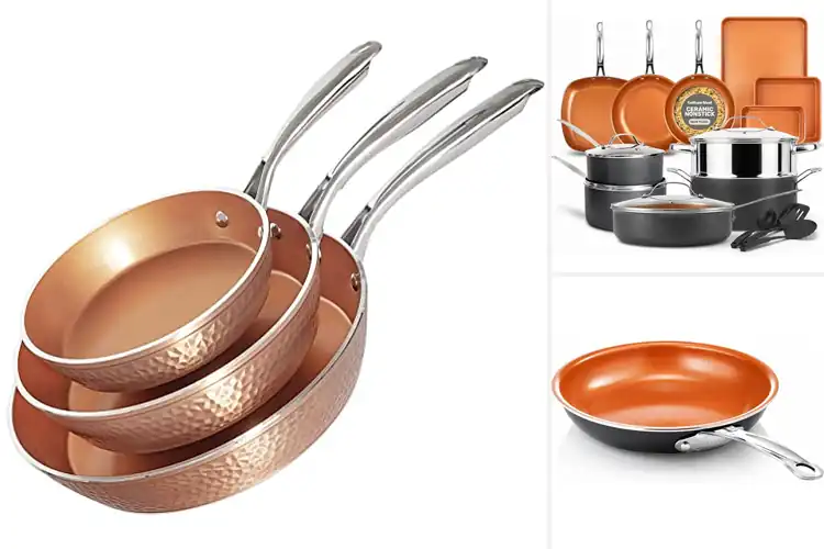 Detailed view of Best Professional Copper Pans