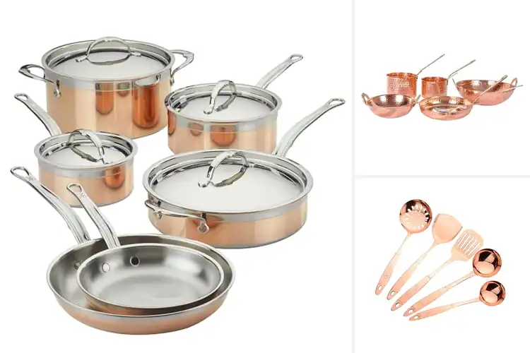 Detailed view of Best Pure Copper Cookware Sets