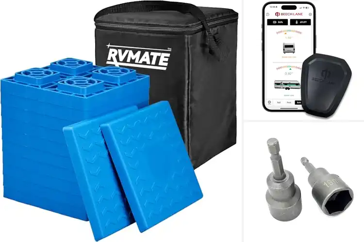 Detailed view of Best RV Leveling Accessories