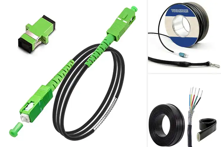 Detailed view of Best Shielded Fiber Glass Cable