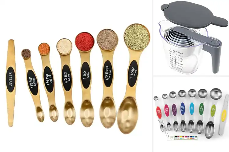Detailed view of Best Space Saving Stacking Measuring Spoons