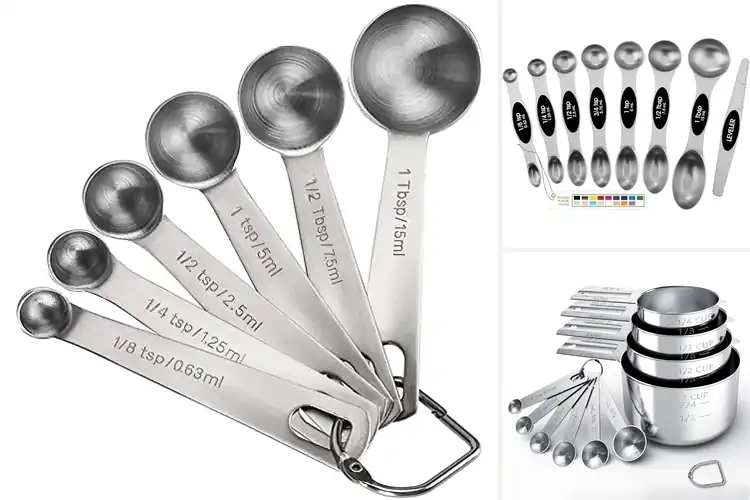 Detailed view of Best Stainless Steel Measuring Spoons