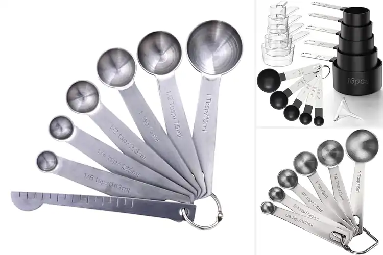 Detailed view of Best US Metric Scale Measuring Spoons