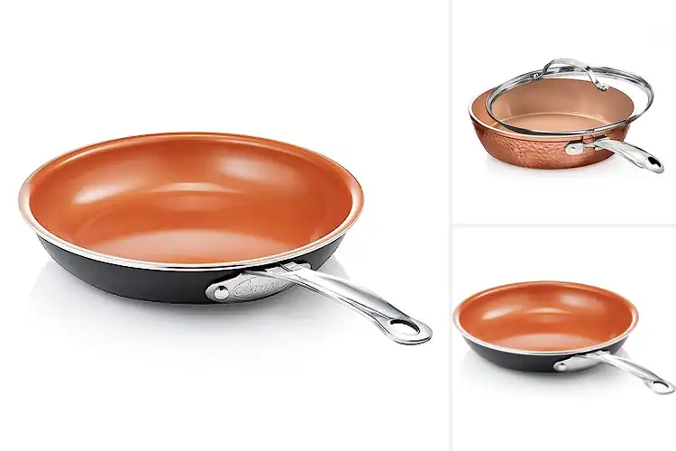 Detailed view of Best Versatile Copper Fry Pan