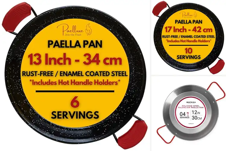 Detailed view of Best Versatile Paella Pan